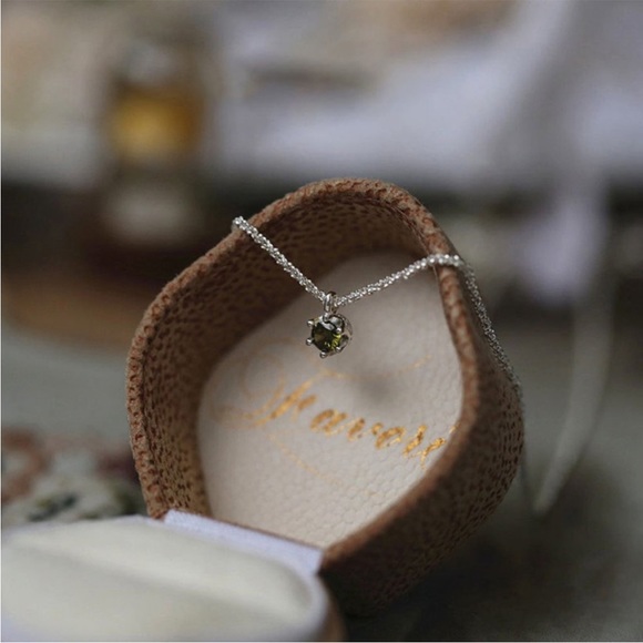 Silver Tourmaline Pendant Necklace - Picture 2 of 7